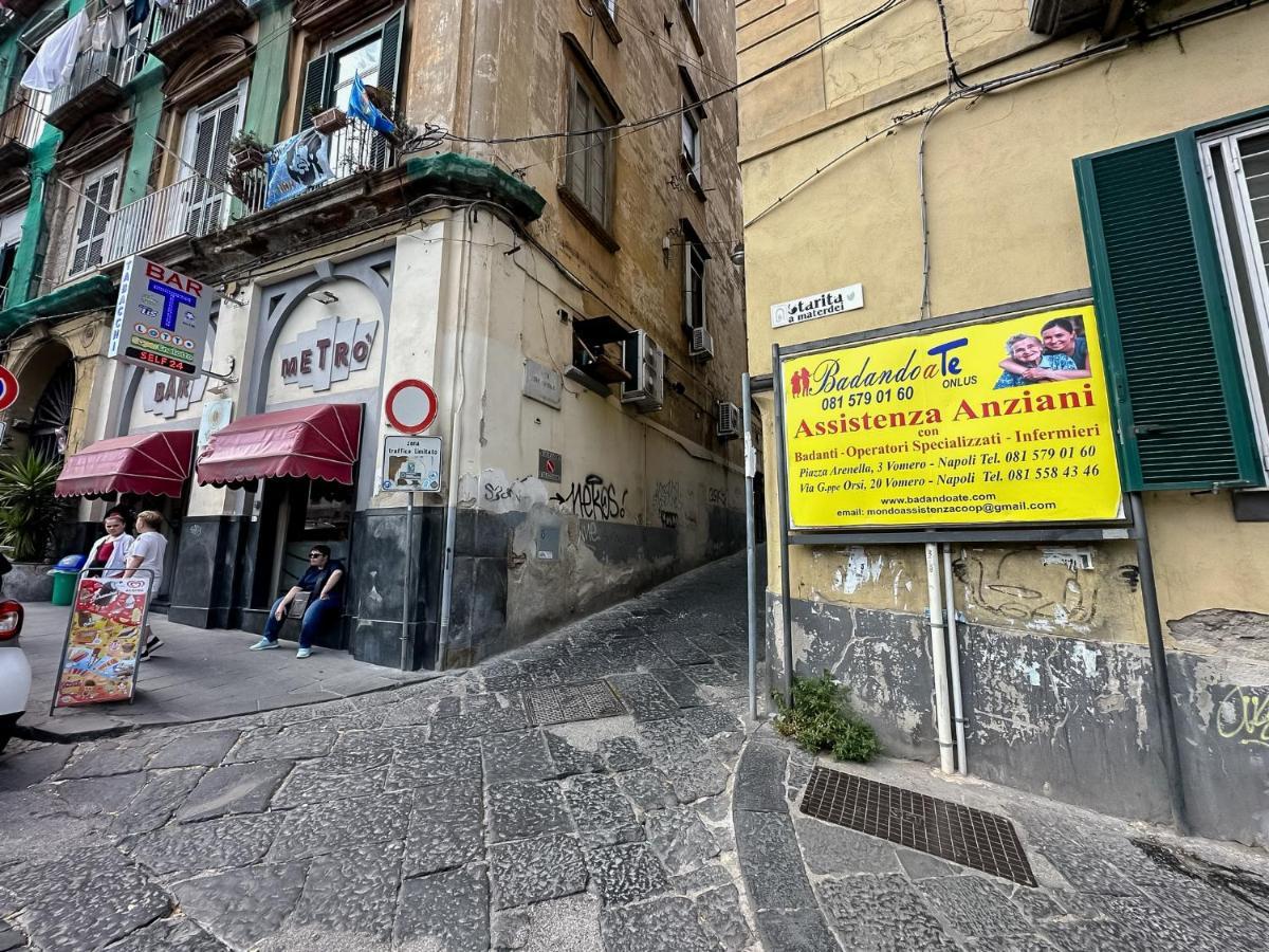 Exclusive Parking Flat X 4 Near Metro 1 Salvator Rosa Appartamento Napoli Esterno foto